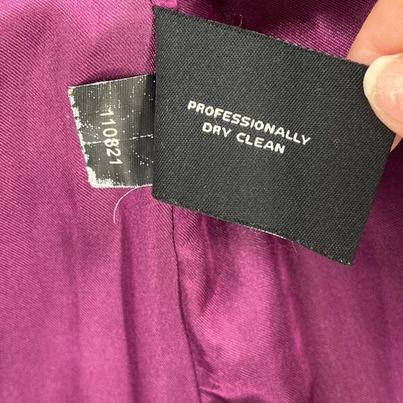 Y2K Miss Sixty Wool Military Hooded Pea Coat Sz S Double Breasted Goth Academia - Picture 11 of 12